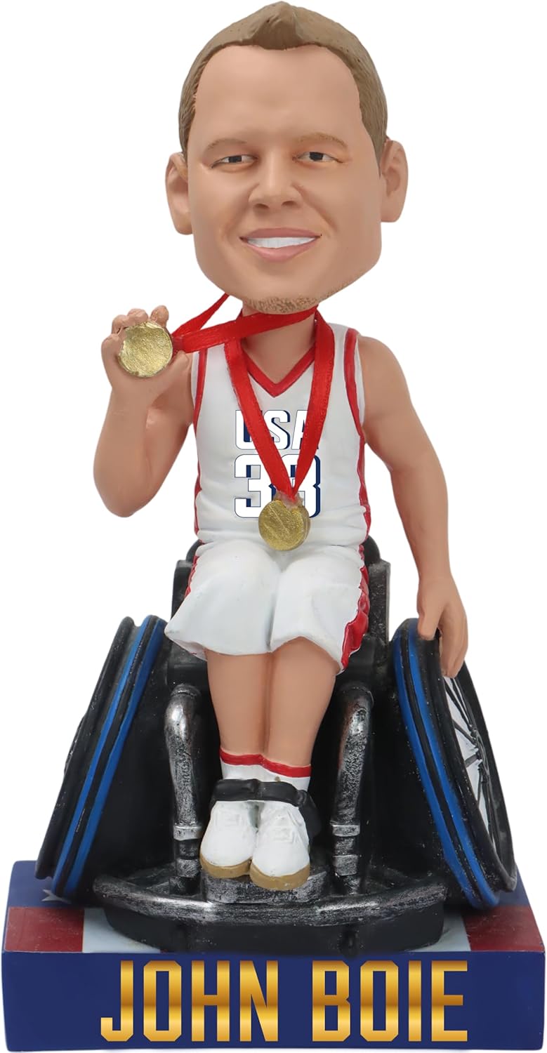 John Boie Paralympic Basketball Player Bobblehead Basketball