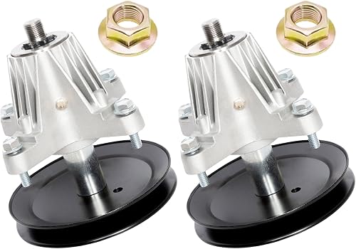 918-06991 618-06991 Spindle Assembly for MTD Troy Bilt Craftsman 42 Inch Mower Decks Craftsman T1000 T1100 T1200 T1400 T1800 Huskee LT4200 Troy Bilt TB42 TB2246 Bronco 42 Tractor (2-Pack)