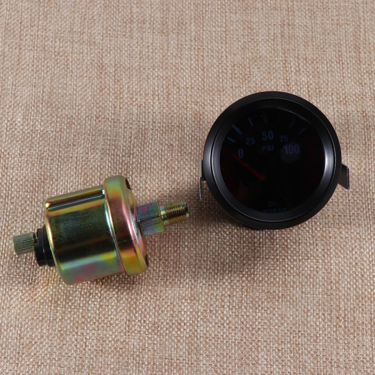 Modifizierte Öldruckanzeige für Autos 12 V 52mm Messgerät