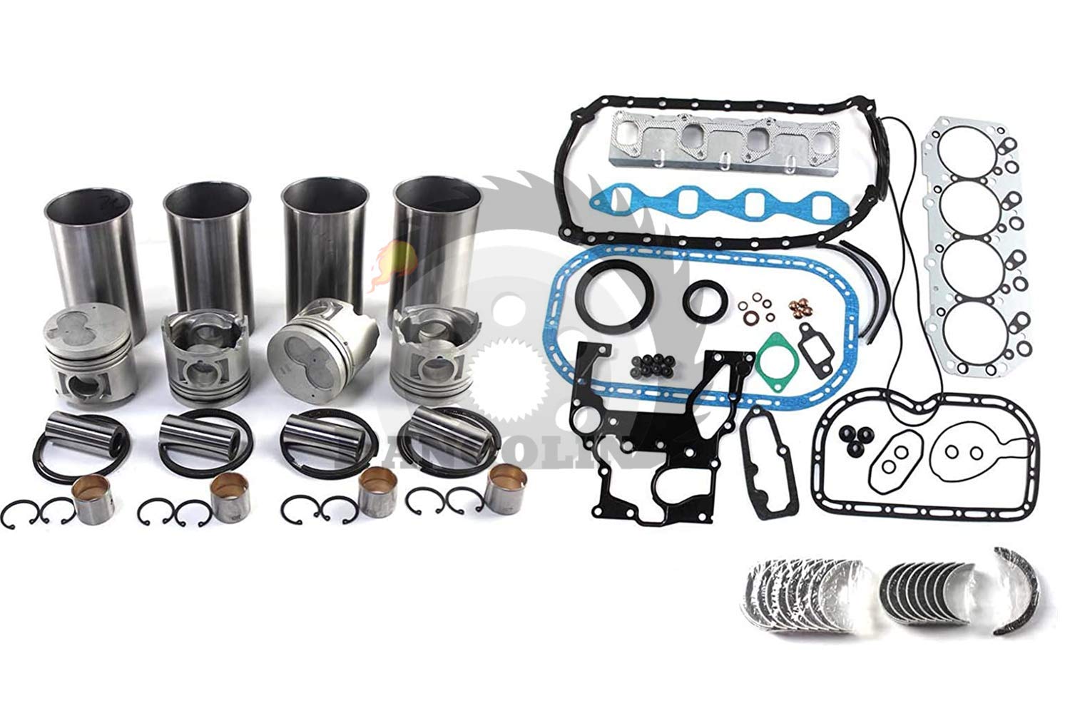 【4個セット】シャクリー　コレストップ Amazon.com: PANGOLIN 4JG2 Engine Overhaul Rebuild Kit for