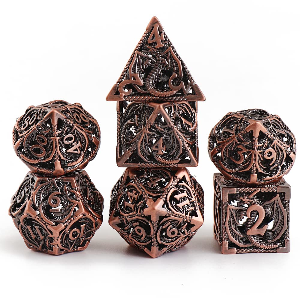 Dados 7 PCE Puertos Pure COPORTETAL HOLOWT Dice SE Utilizado for DIEMSO Y rol DE Dragones TOPTOS TOTEMOS Totems DICETS Set Dice Dado Gigante (Size : 13)