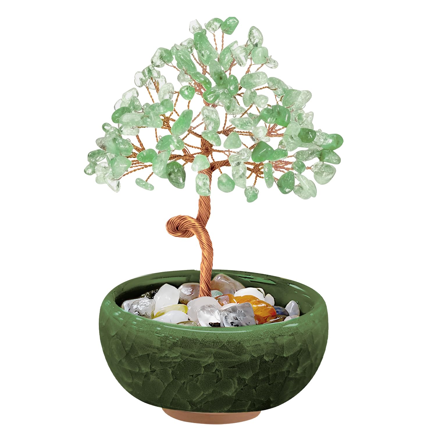 VLYX Handmade Rose Quartz Crystal Tree of Life | Meaningful Gift for Loved Ones | Housewarming & Home Decor