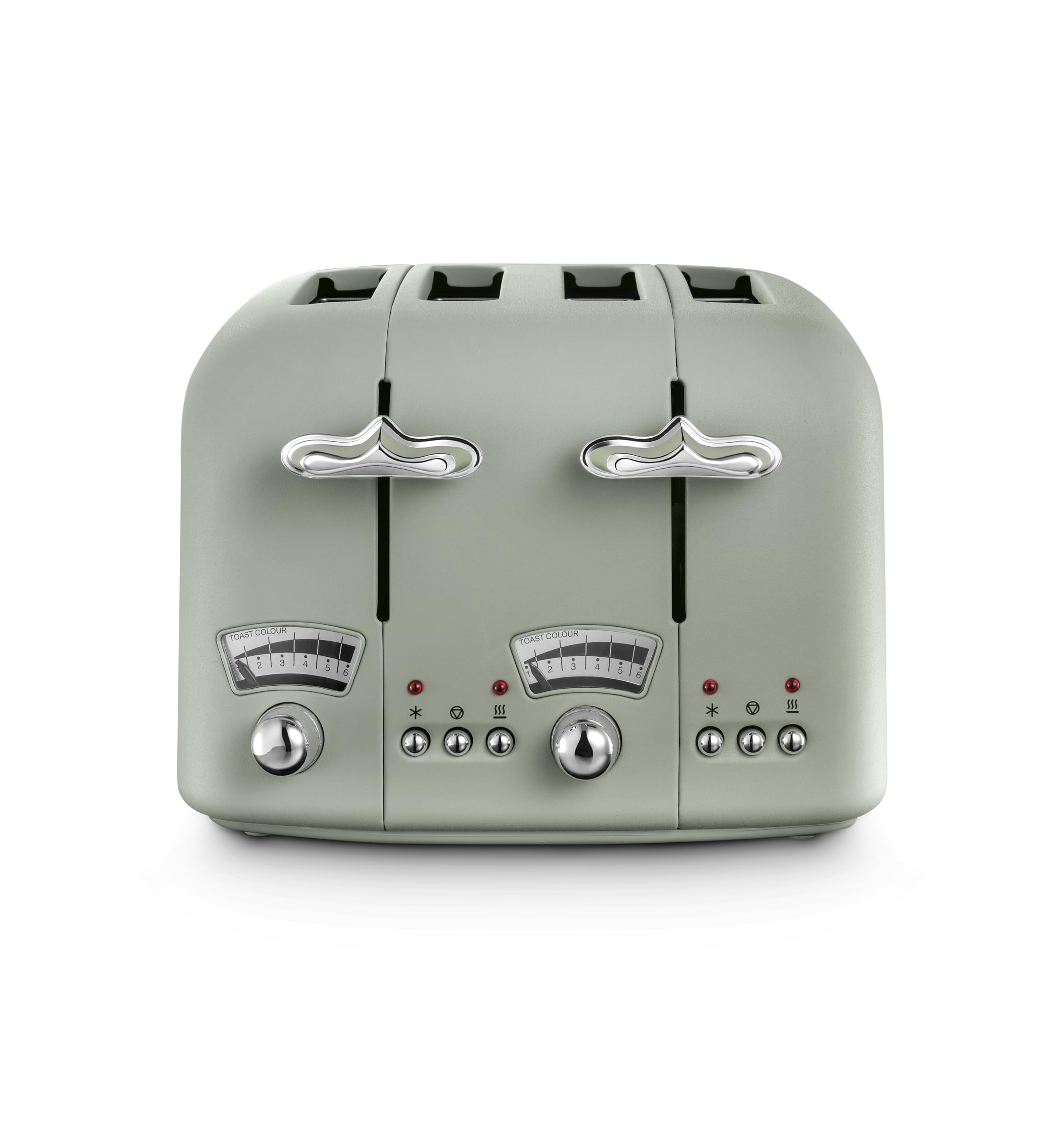 Delonghi Argento Flora Ct04 Gr Slice Toaster Peppermint Green