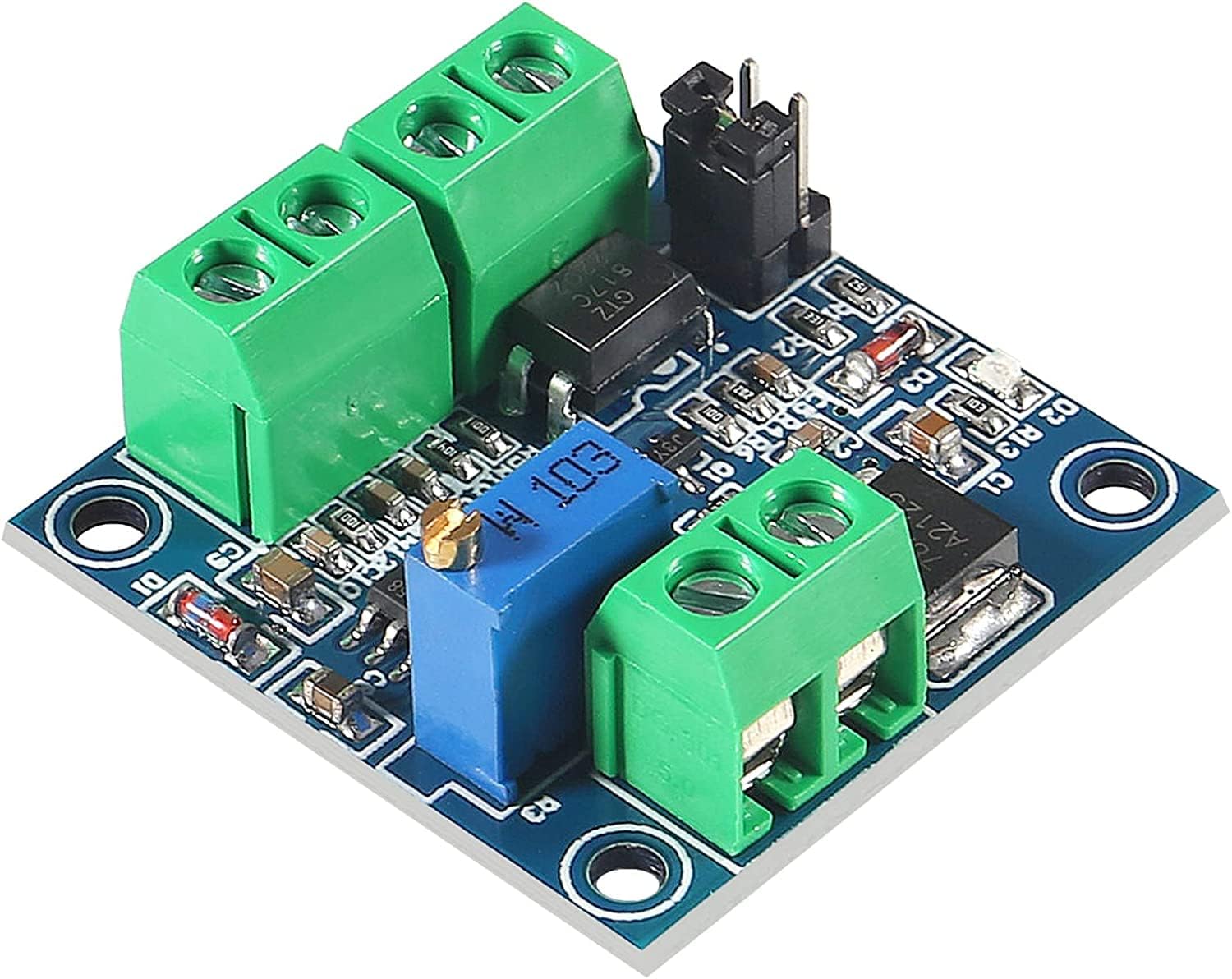 PWM to Voltage Module 0% -100% PWM Converted to 0-10V Voltage Suitable for Signal Interface Switching for PLC or Other Industrial Control(PWM-to-Voltage 0-10V) (1)