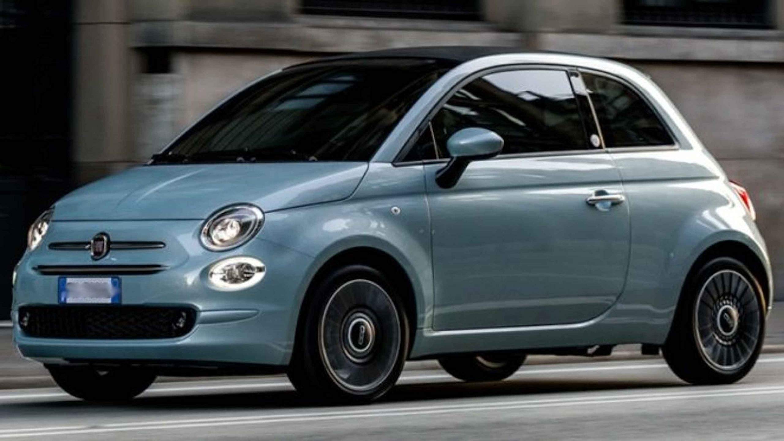 SPRINT Tappetini Auto Su Misura In Moquette Per Fiat 500/500C (2007-2020) – Antiscivolo, Nero - 3
