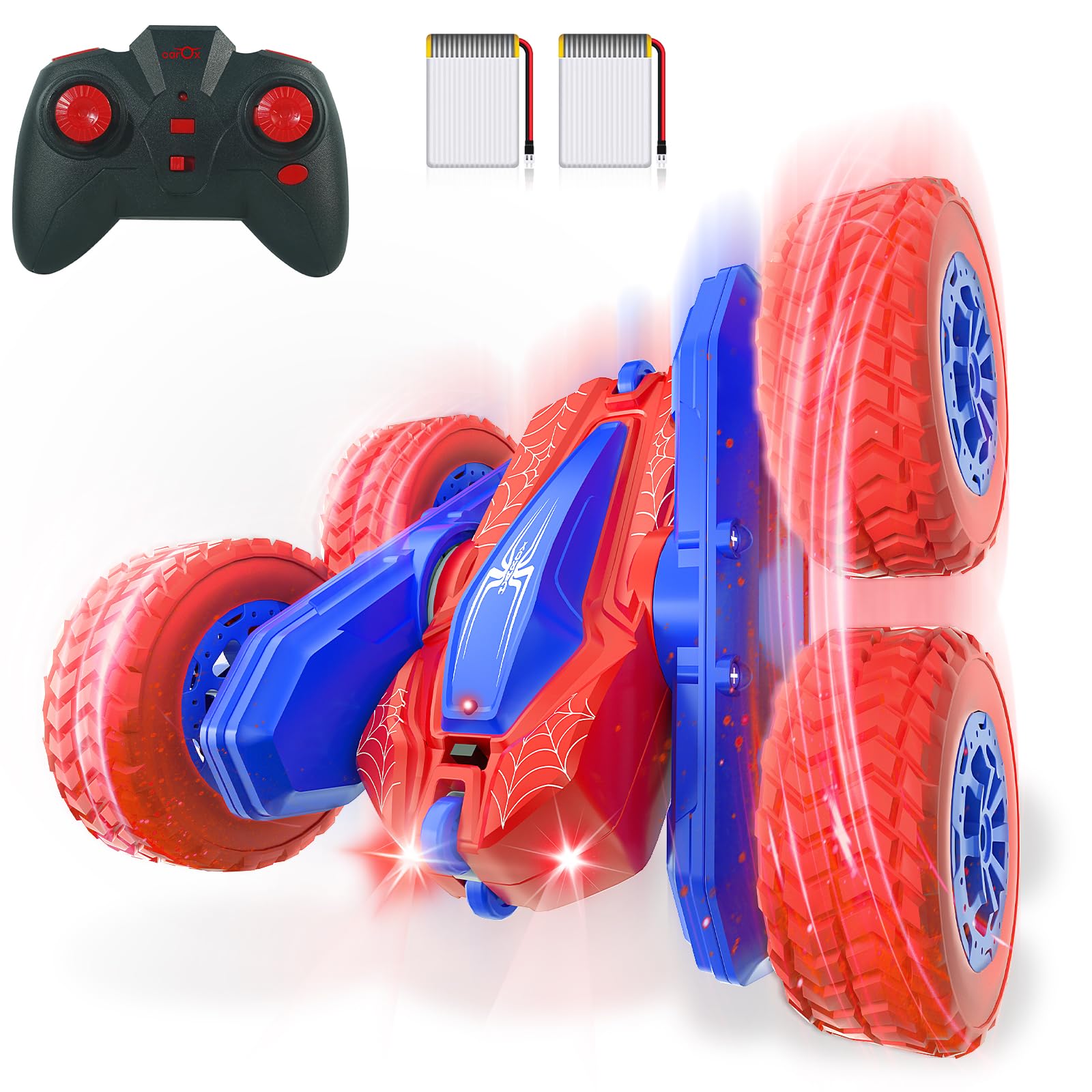 CYLION Macchina Telecomandata per Bambini, 2.4GHz 4WD Macchina Telecomandata Flip Doppio Laterale a 360° Monster Truck per 4 5 6 7 8 9 10 12 Bambini