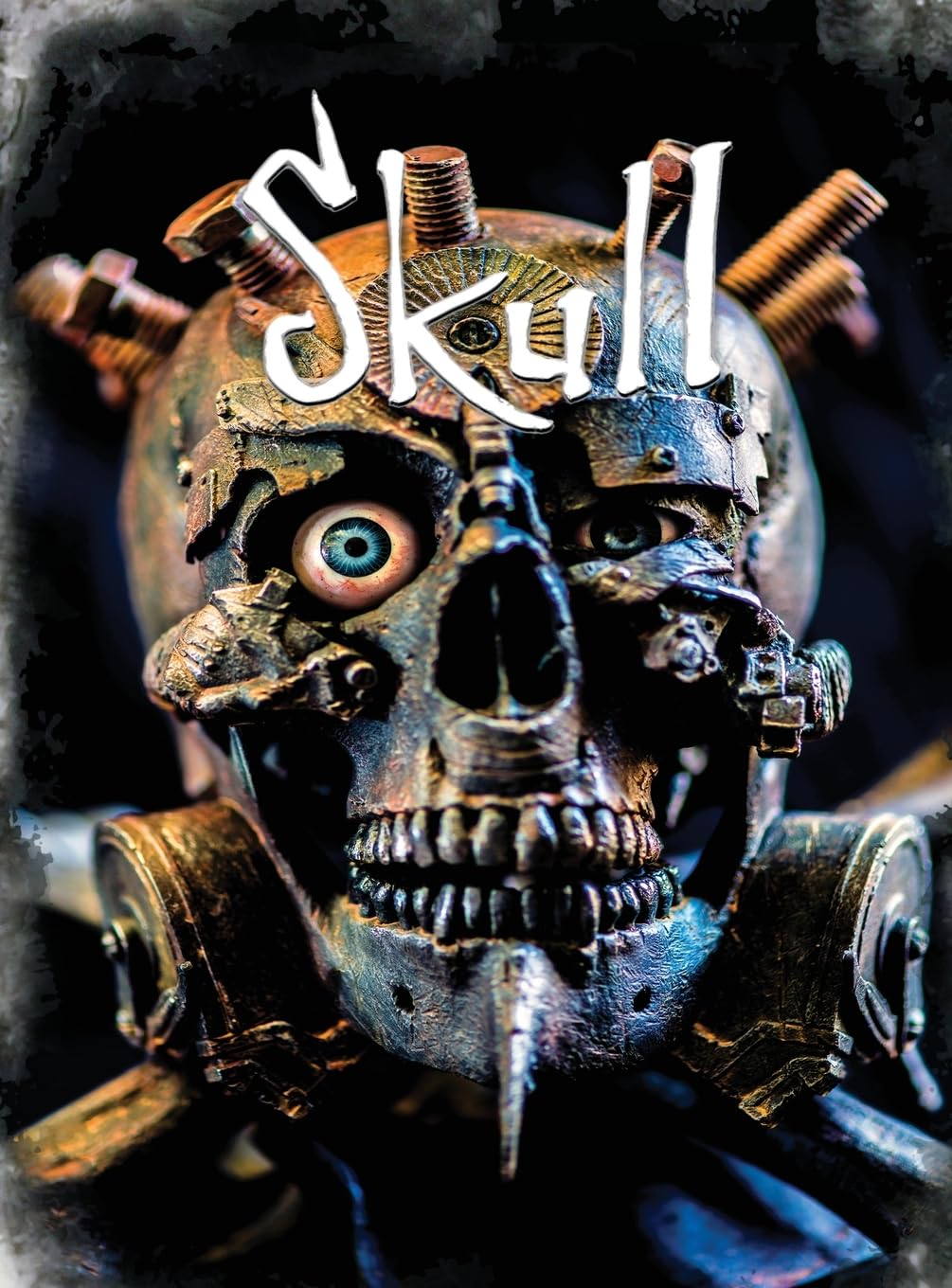 Skull sculpture artistique de collection aux finitions premium