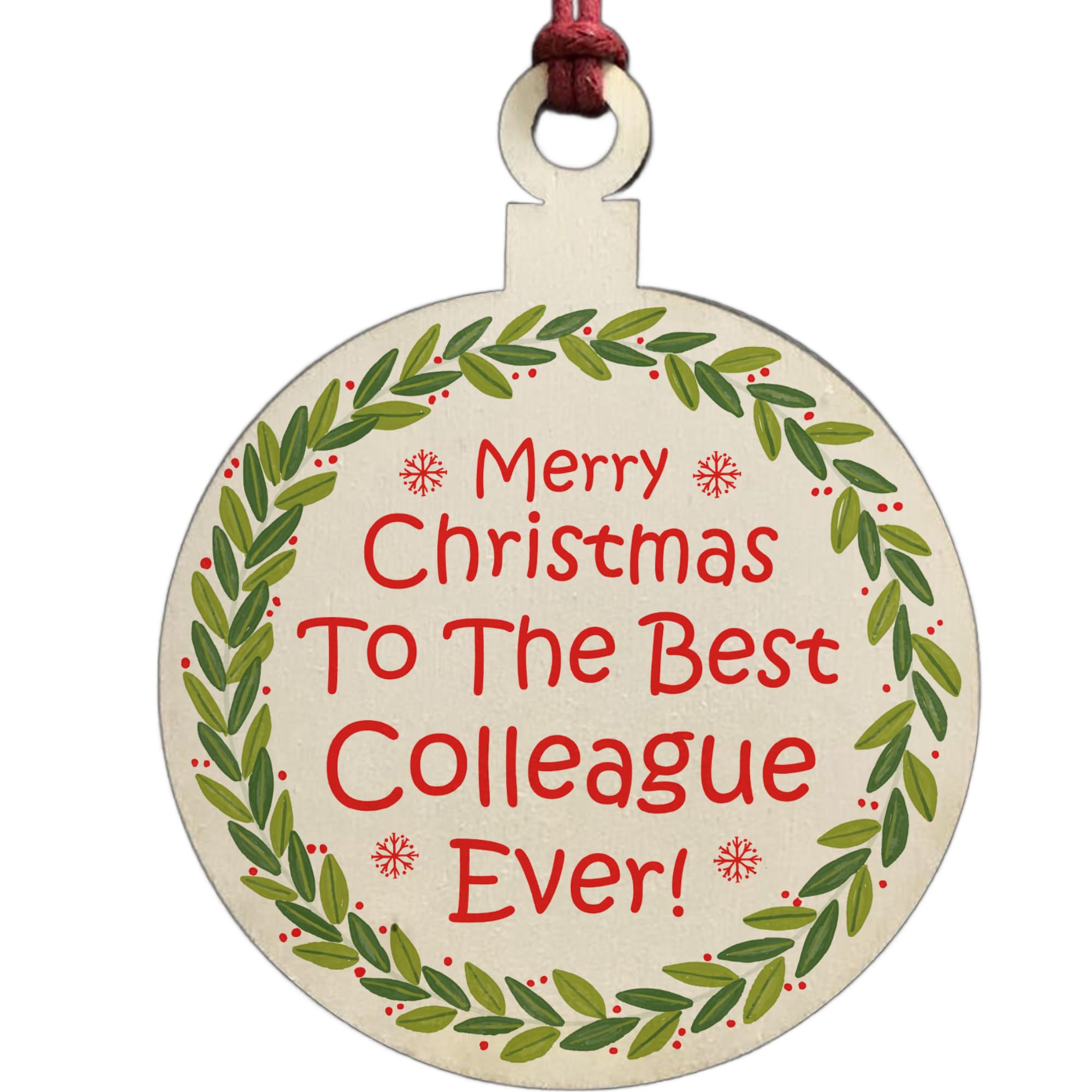 For Colleague Wood Tree Decoration Friendship Gift Colleague Gift
