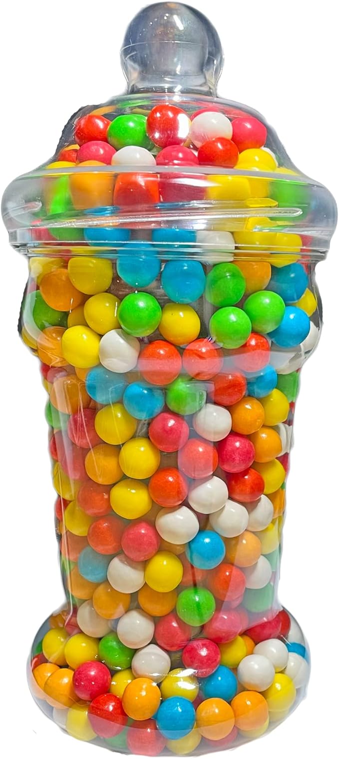 Truly Sweet Candy Plastic Sweet Jars Victorian Style Screw Top Lids 1