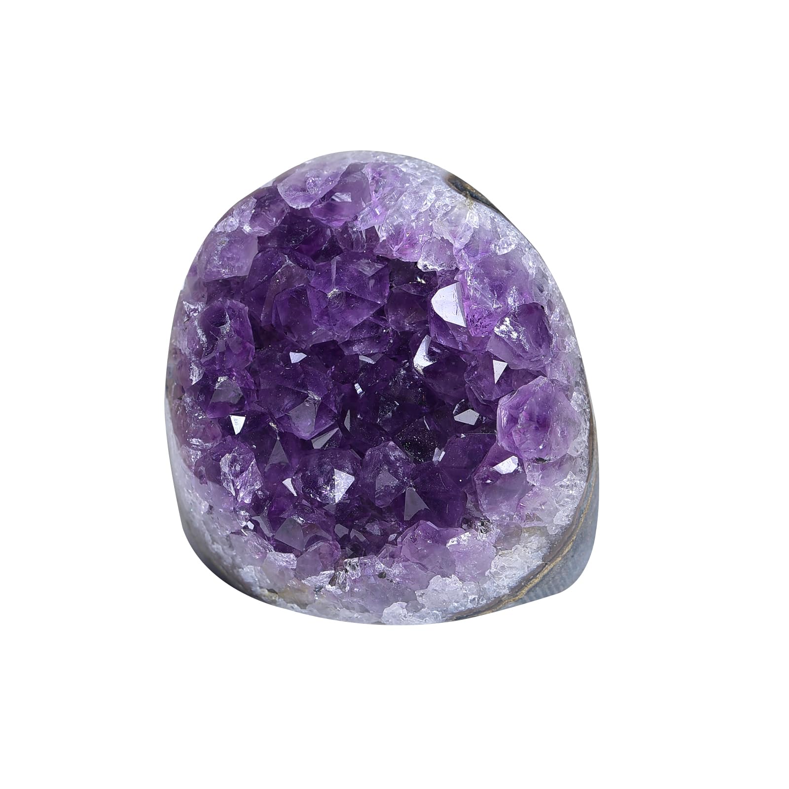 Phhxkkuo Amethyst Crystal Cluster - Raw Stones, Gemstones, Healing Crystals Rock, Mineral Geode Amethyst Rocks Stones Energy Balancing Gemstones Gifts for Women Men,50~120g