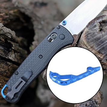 ブルーアルミニウムギアバックススペーサー Benchmade Bugout 535ポケットナイフ対応