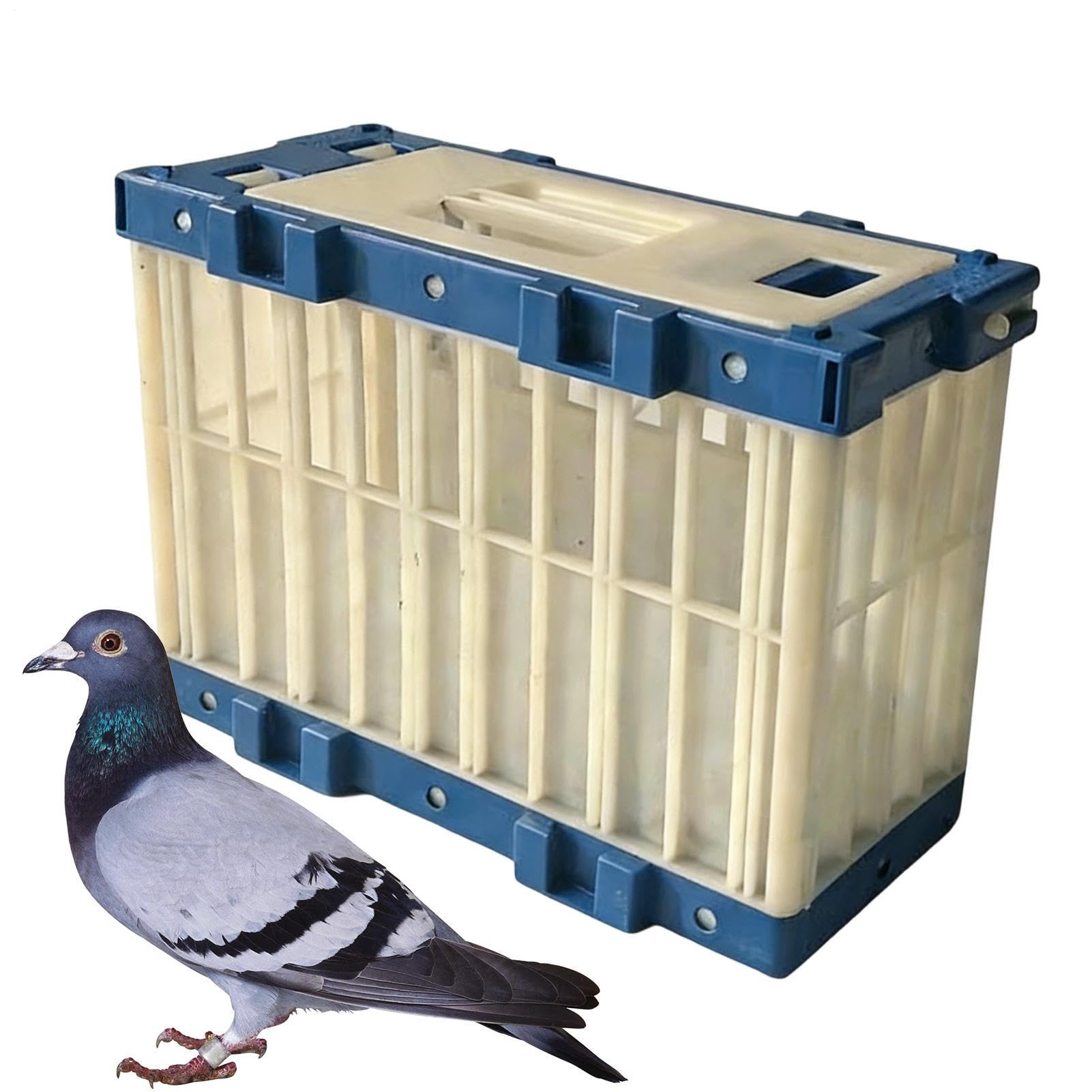 Boîte de transport de volière verrouillable pour éviter le stress des oiseaux en voyage
