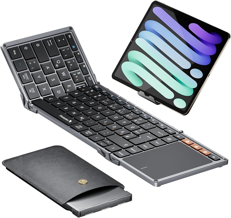ProtoArc XK01 TP összecsukható Bluetooth billentyűzet touchpaddal QWERTZ
