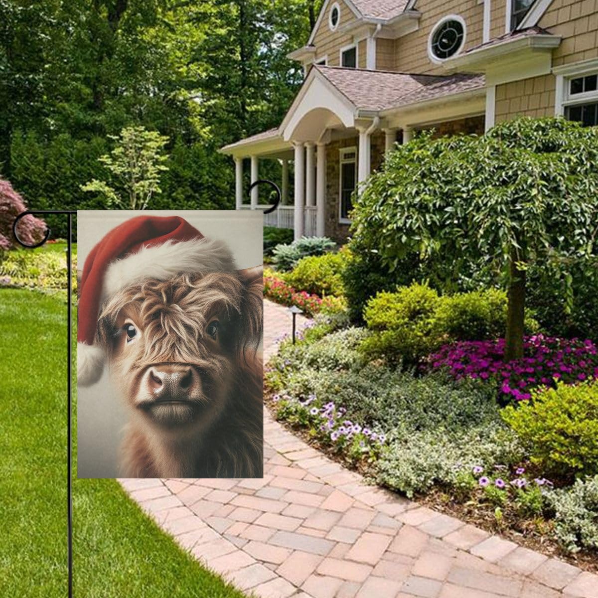 Drapeau De Jardin Pour Sapin De Noël, 30,5 X 45,7 Cm, Drapeau De Jardin Double Face « Merry Christmas » Pour Décoration Extérieure, Pelouse, Cour