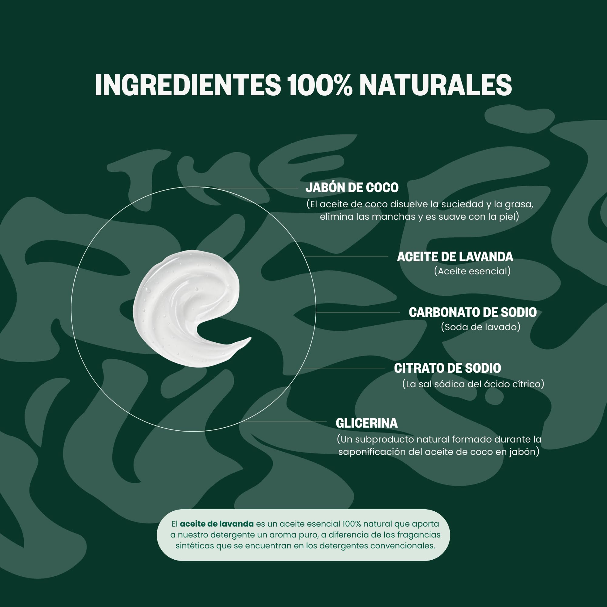 Detergente 100% Natural 5L - Detergente Lavadora Líquido | Detergente Ropa Bebe - Sin Perfume Sintético - 167 Lavados