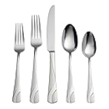 Oneida River 20 Piece Everyday Flatware Set, Service for 4, 18/0 Stainless Steel