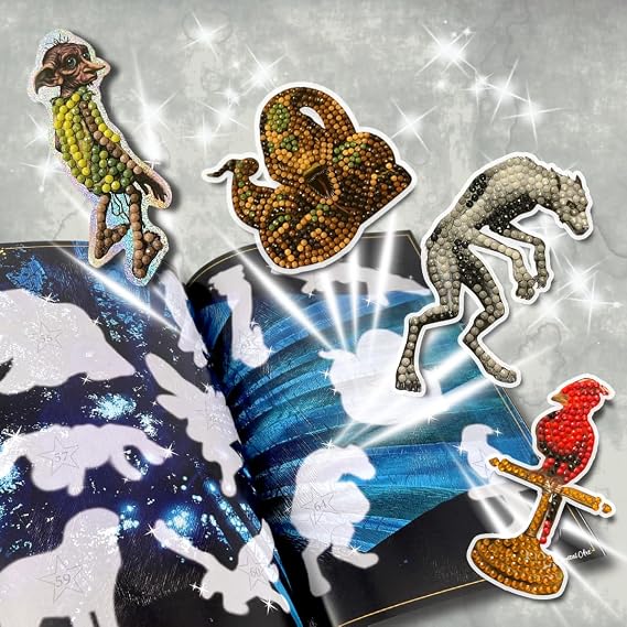 CRYSTAL ART Harry Potter Sticker Pack – 3X Mystery Diamond Art Collectible Stickers, Blind Bag, DIY Craft for Kids & Adults, Harry Potter Fan Gift Idea - 20 Pack of 60 Stickers