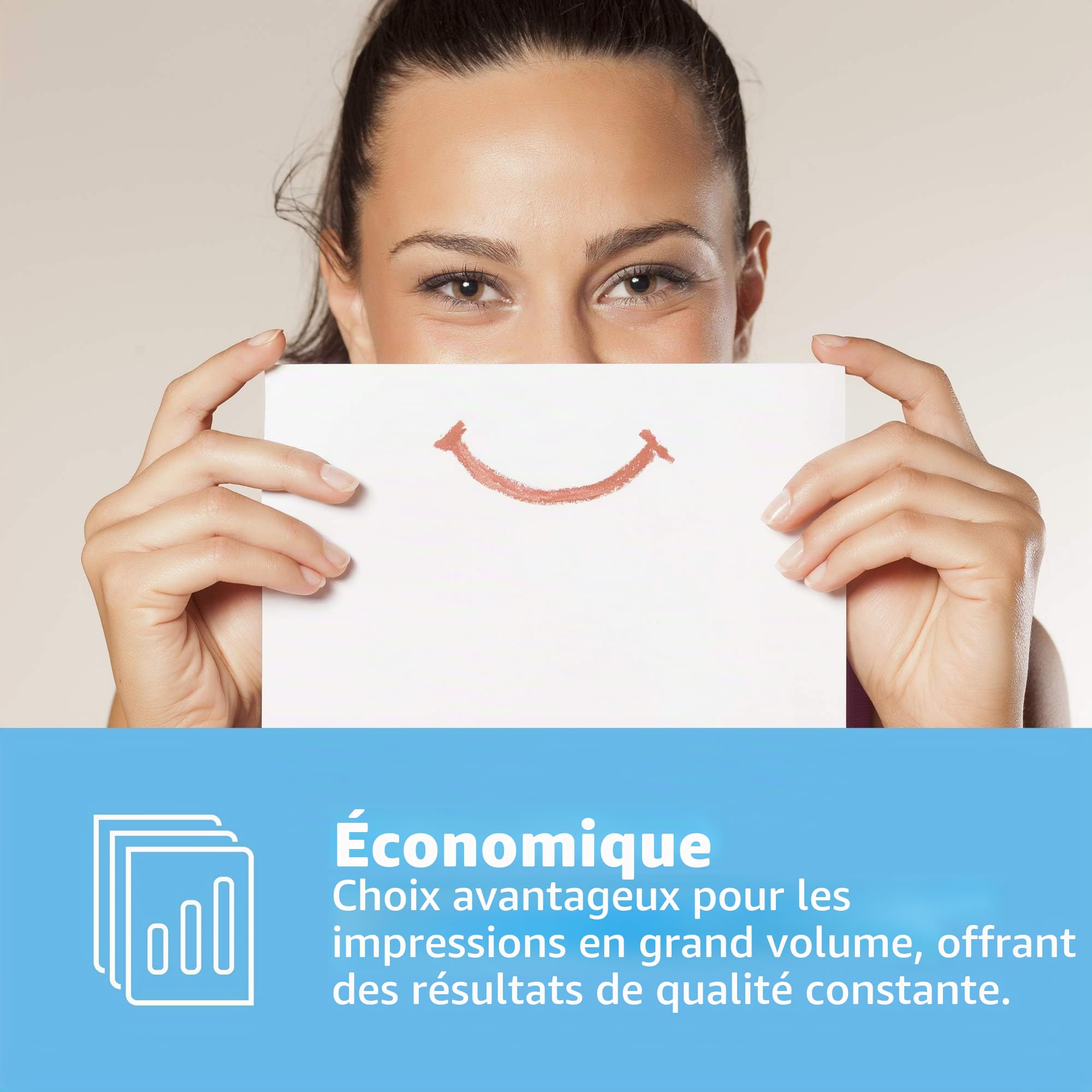 Papier Multifonction Blanc HP Office 80 g/m² A4 Carton 5 x 500 Feuilles