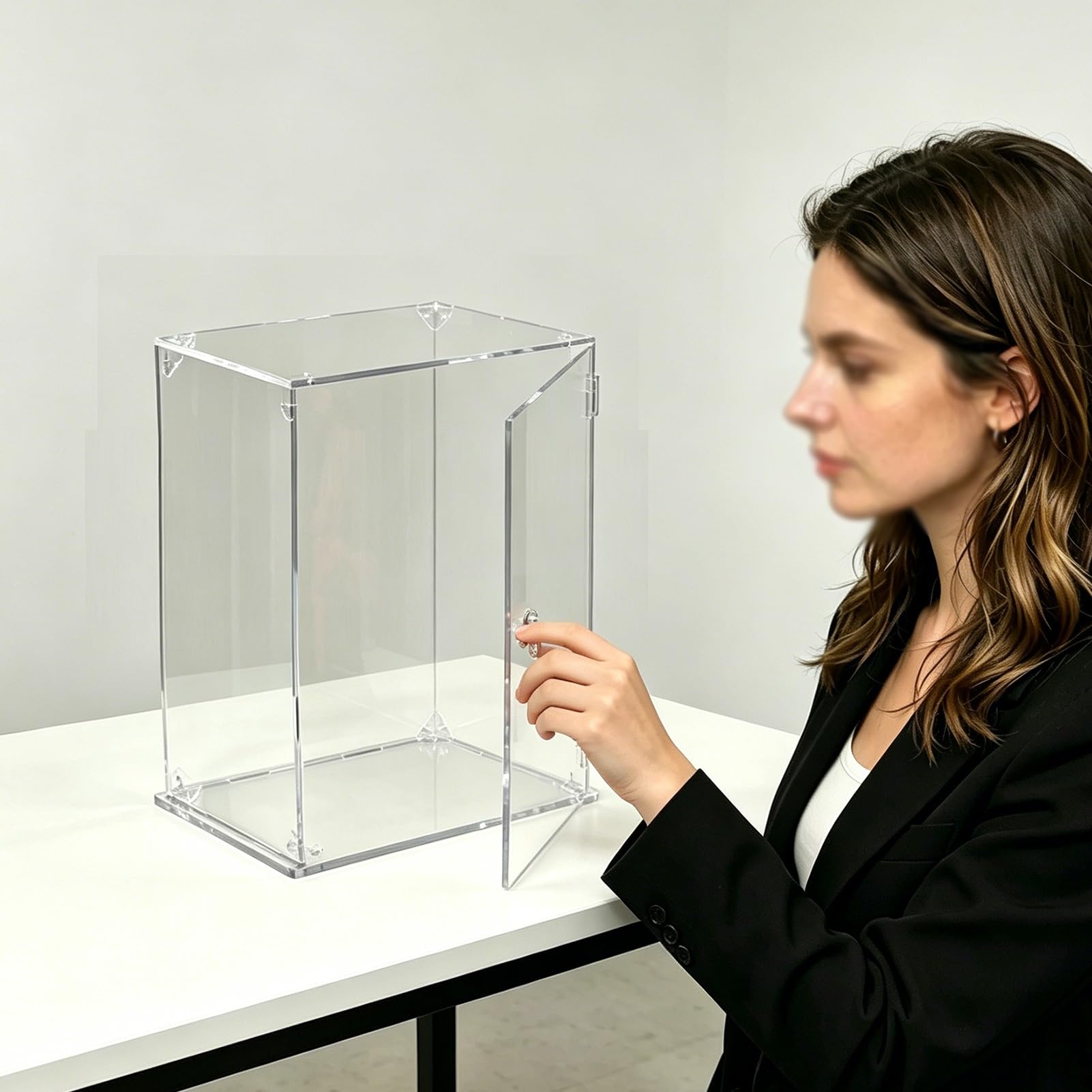 Boîtes rangement acrylique transparentes anti poussière pour protéger vos figurines