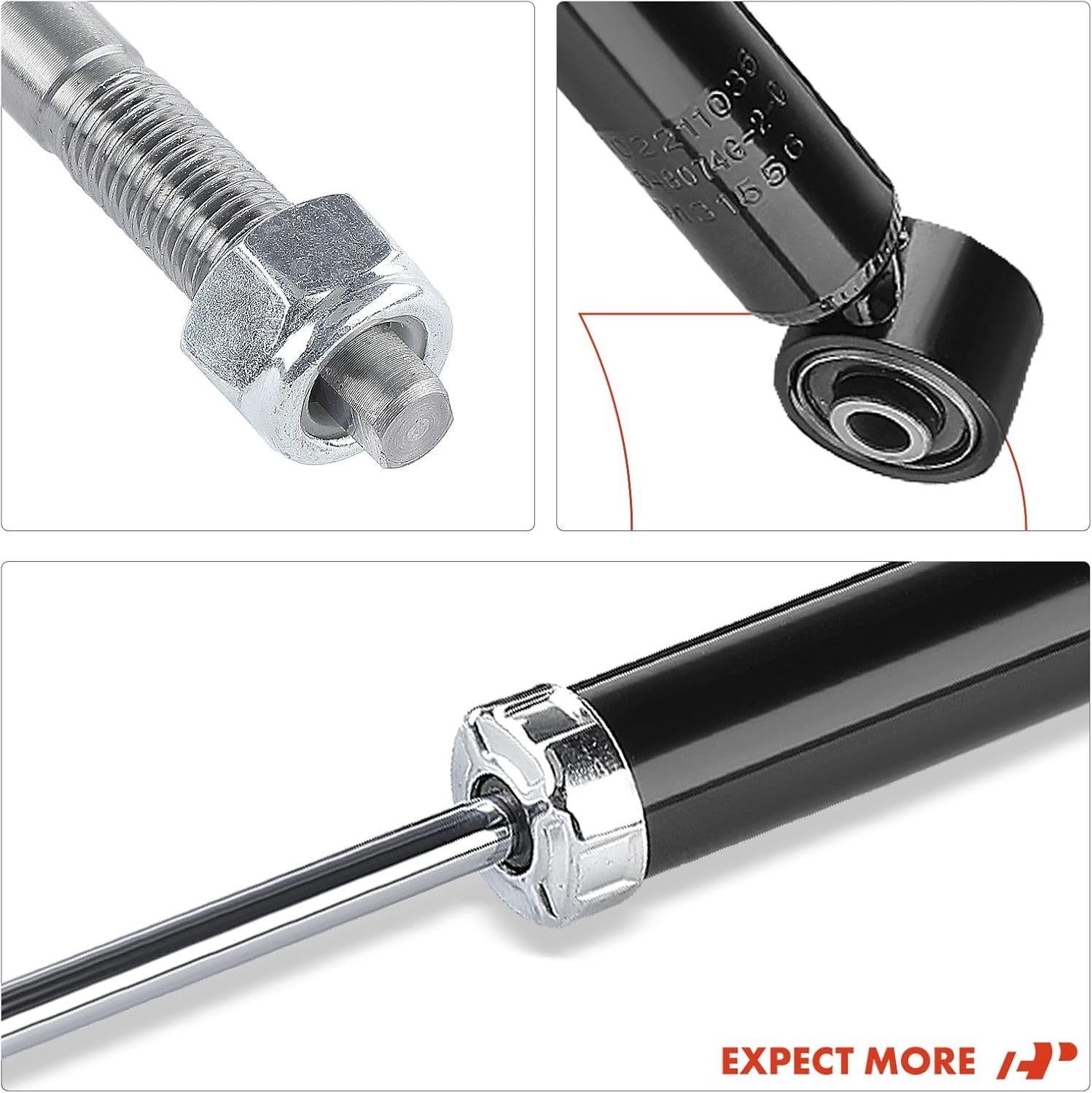 A-Premium Rear Suspension Shock Absorbers Compatible with Nissan Cube 2009 2010 2011 2012 2013 2014, 2-PC Set