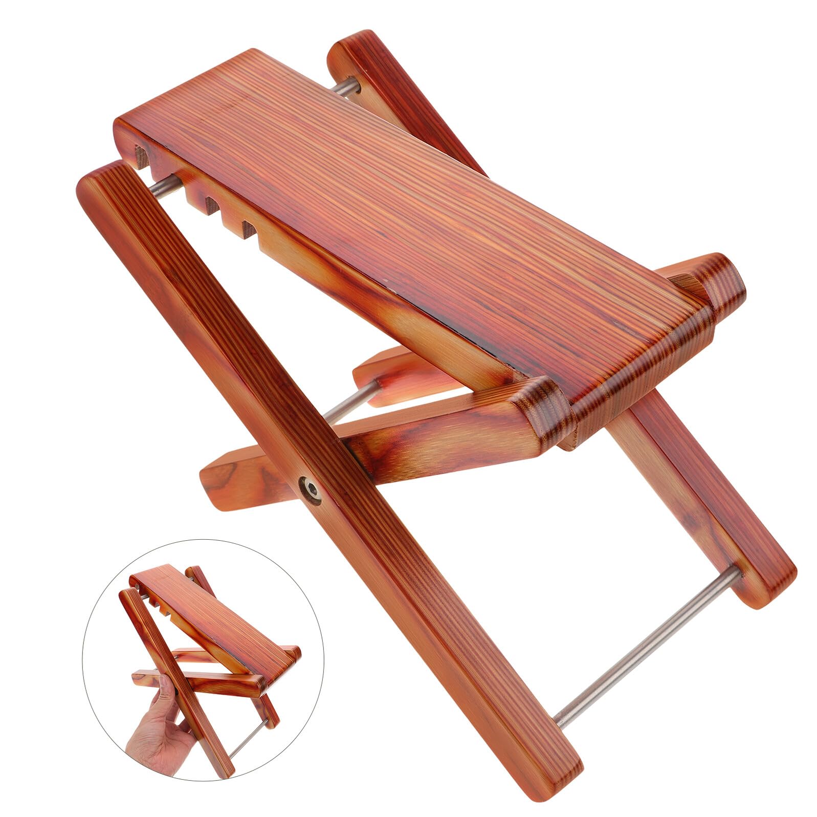 Poggiapiedi Regolabile in Legno per Chitarra Poggiapiedi in Bambù per Chitarra Classica e Acustica Antiscivolo Marce