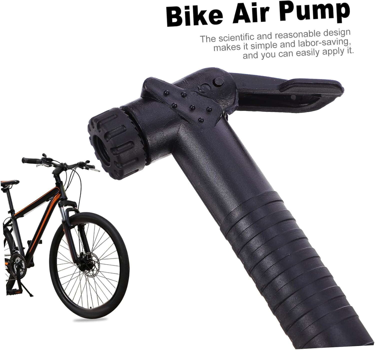 Yardwe Mini Bike Pump with Nylon Frame and Handheld Air Inflator High Pressure Tire Pump for Bicycles Motorcycles Cars and Inflatables Compact Lightweight Design with Ergonomic Grip for