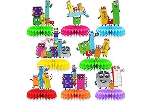 Number Blocks Party Supplies for Table Centerpiece