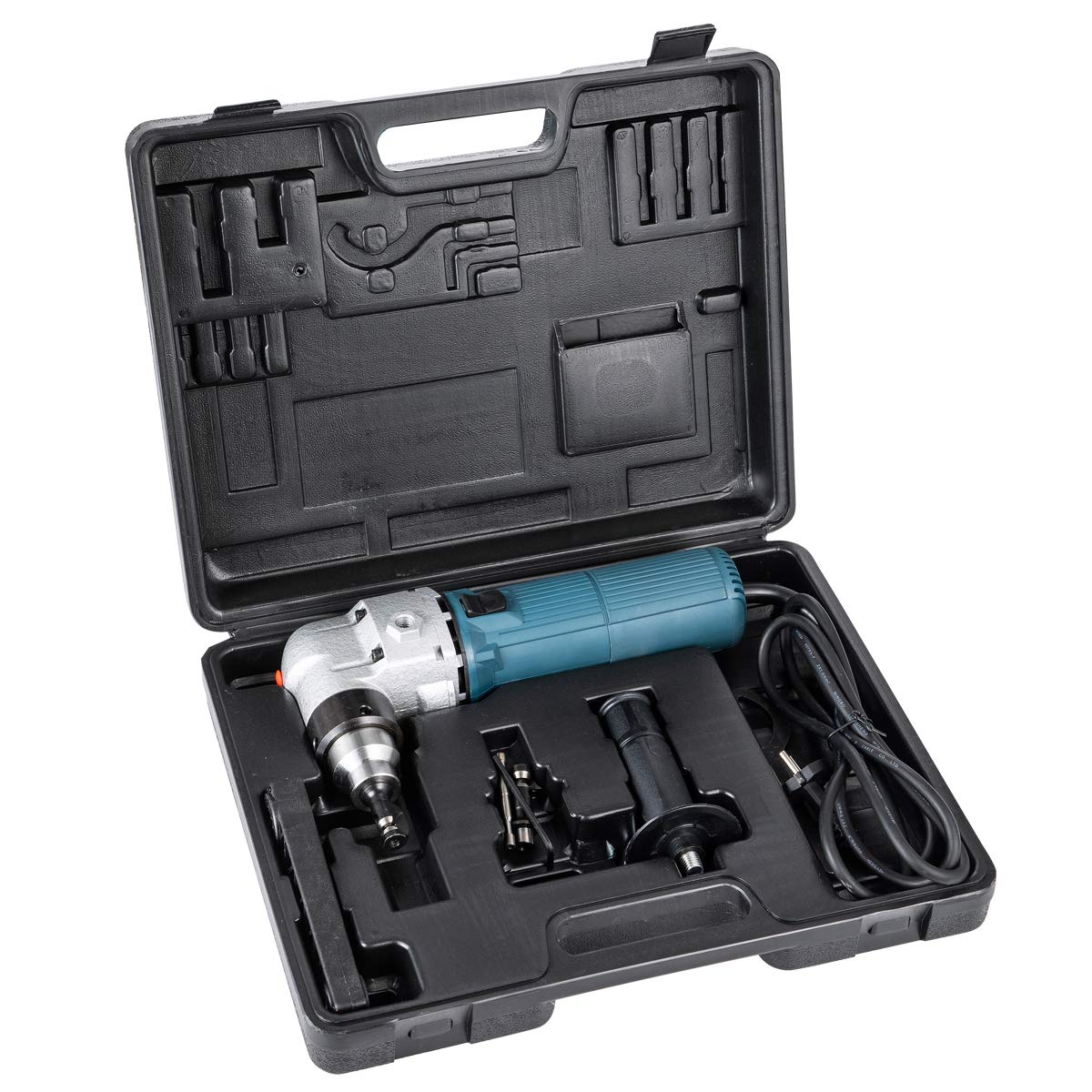 KATSU Cizallas Eléctricas 625W Industrial Nibbler Tijera Snip Cortes Placa de Chapa de Acero de 2,5mm para Cortador de Chapa de Acero Inoxidable y Aluminio de Cobre