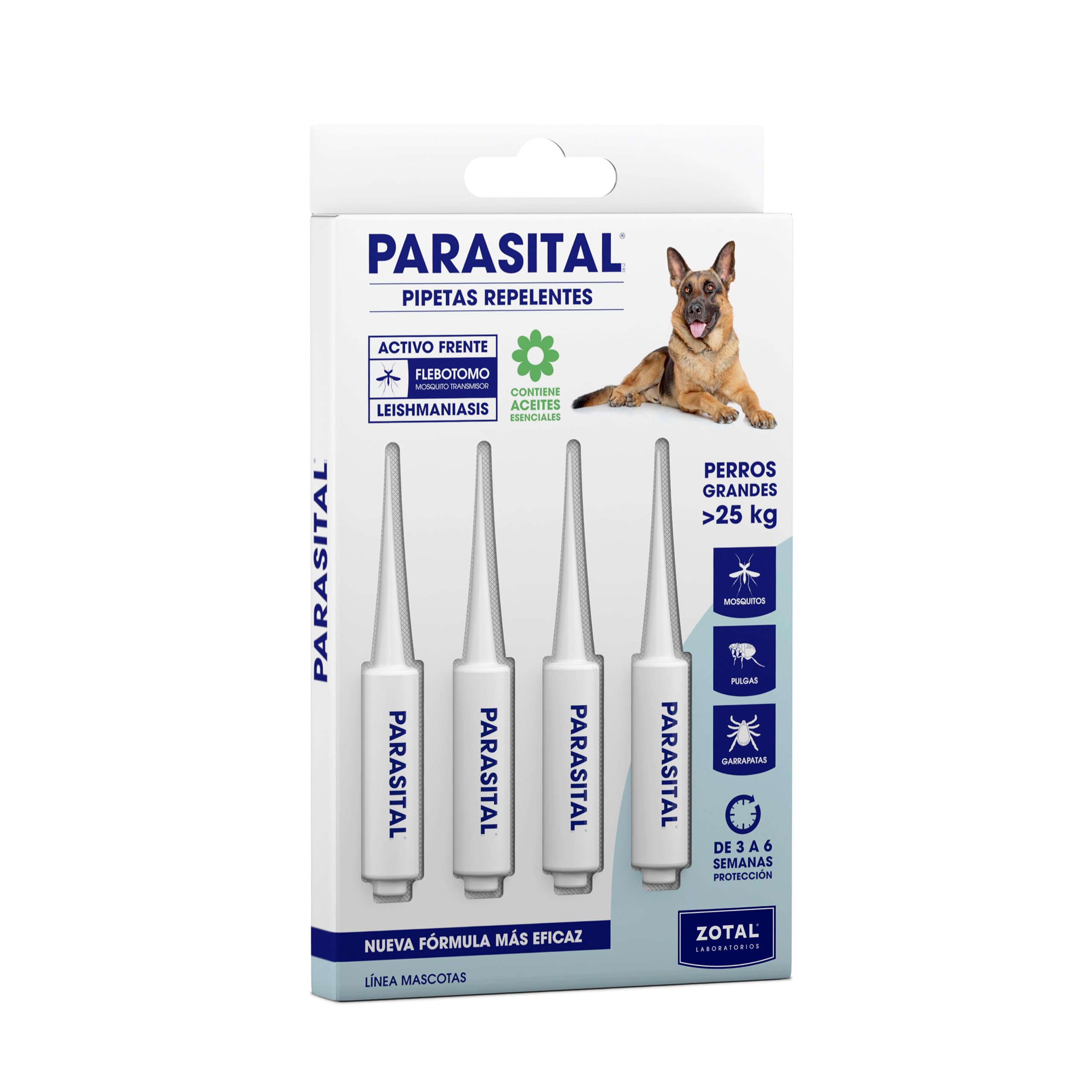 Zotal Parasital Pipetas
