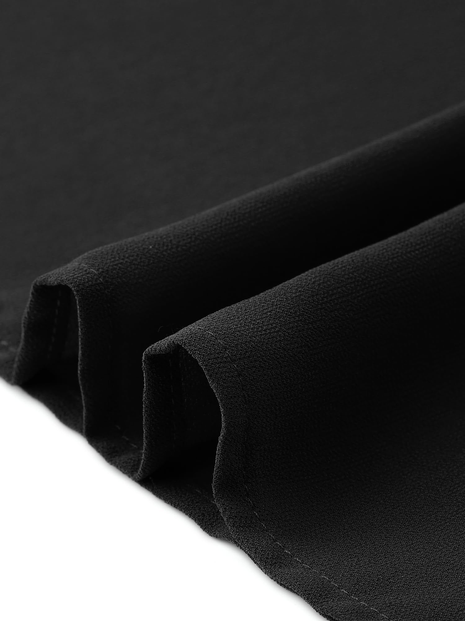 Seta T Camicetta da donna in chiffon, con scollo rotondo, asimmetrica, a maniche lunghe, con spacco laterale, casual