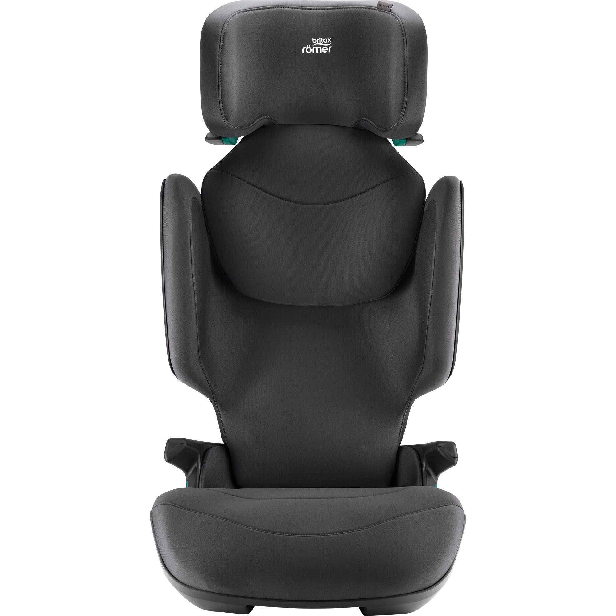 BRITAX RÖMER Fotelik dziecięcy 15-36 kg KIDFIX M i-SIZE, z systemem ISOFIX i wentylacją, 100-150 cm (i-SIZE), od 3,5 do 12 lat, kolor szary (Midnight Grey)
