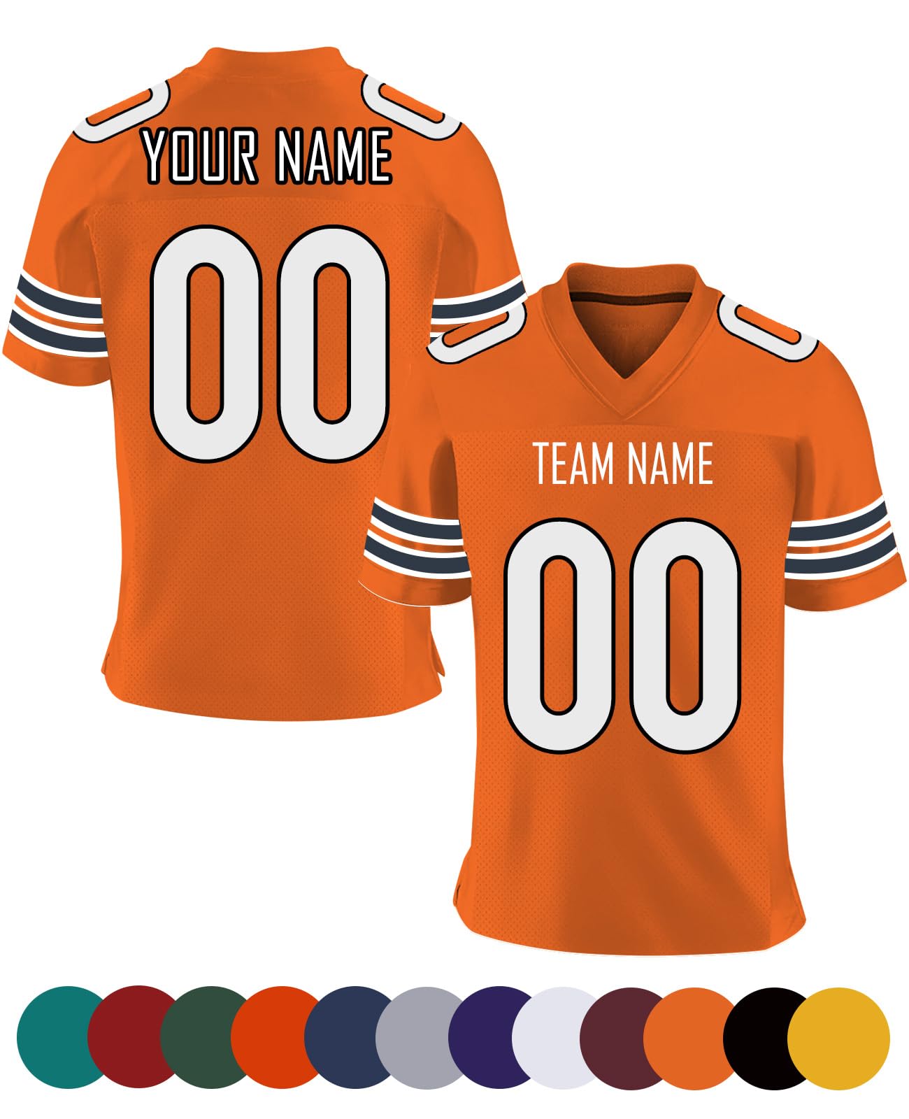 Custom Football Jersey Personalized Football Uniform Team Name Number T Shirts Customized for Men Youth Women Fans Gifts