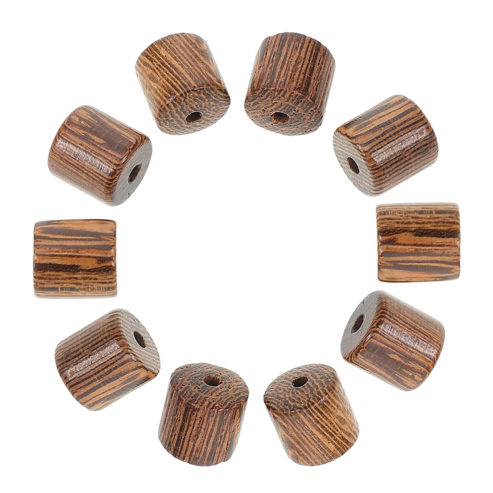 STOBOK 500stücke Natürliche Holzperlen Für Schmuckherstellung Große Zwischenperlen Aus Hochwertigem Hartholz Für Armbänder Halsketten Und Kreative Bastelprojekte