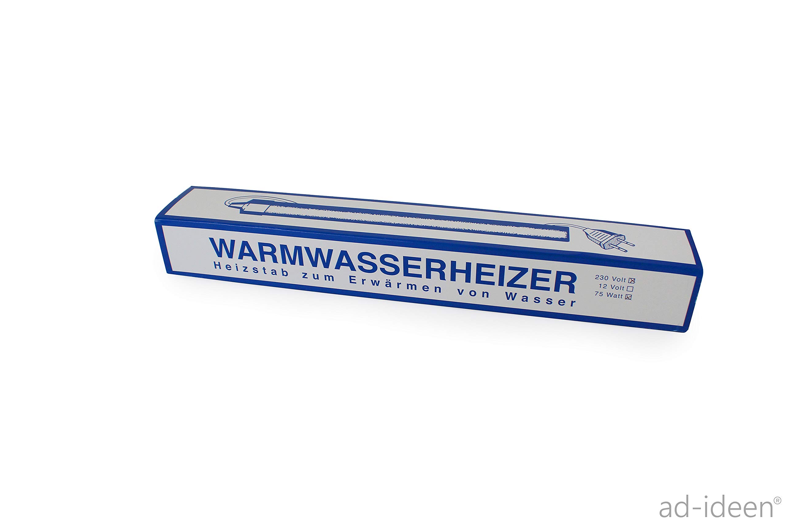 Mobiles Handwaschbecken Waschbecken Verkaufsstand + Heizstab Warmwasser bis ca. 36°C weiß (ad-ideen)
