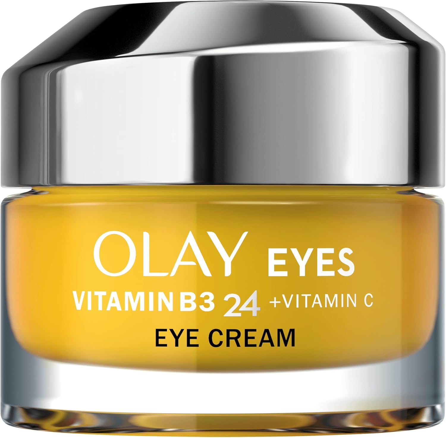Olay Vitamin B3 24 + Vitamin C Eye Cream With Vitamin B3, Vitamin C & Peptides For Visibly Brighter Skin, 15ml