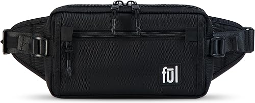 FUL Tactics Collection - Cangurera cruzada con cintura para hombres y mujeres, bolsa para cinturón