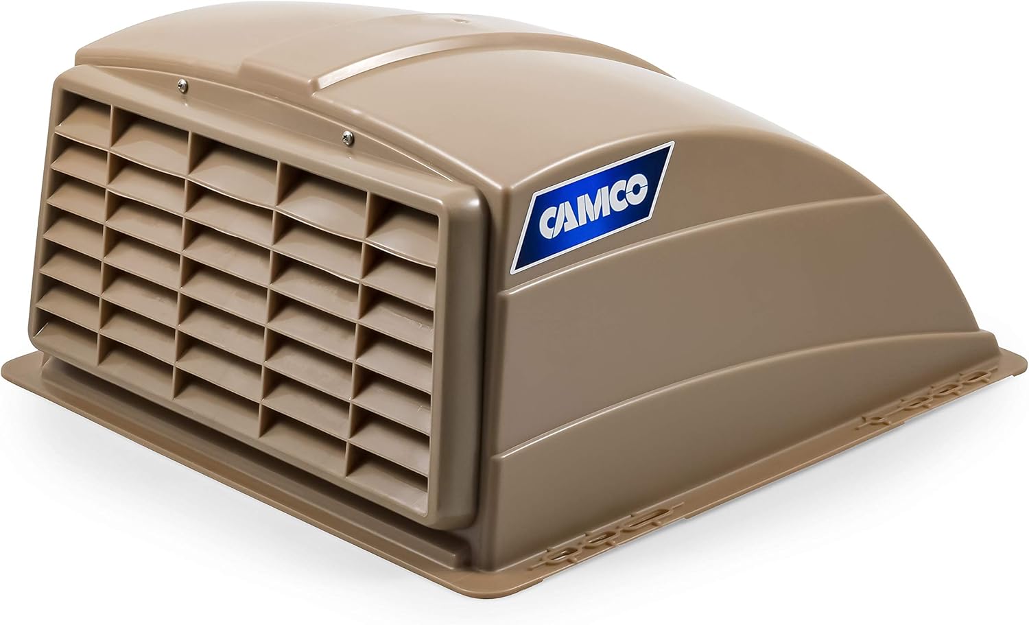 Camco Standard Roof Vent Cover, Opens for Easy Cleaning, Aerodynamic Design, Easily Mounts to RV with Included Hardware-Champagne (40463) Camco Standard Roof Vent Cover, Opens for Easy Cleaning, Aerodynamic Design, Easily Mounts to RV with Included Hardware-Champagne (40463)