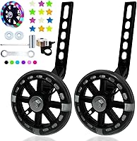 Vista 8 de DDJKCZ Ruedas de entrenamiento para bicicleta de 12, 14, 16, 18, 20 pulgadas