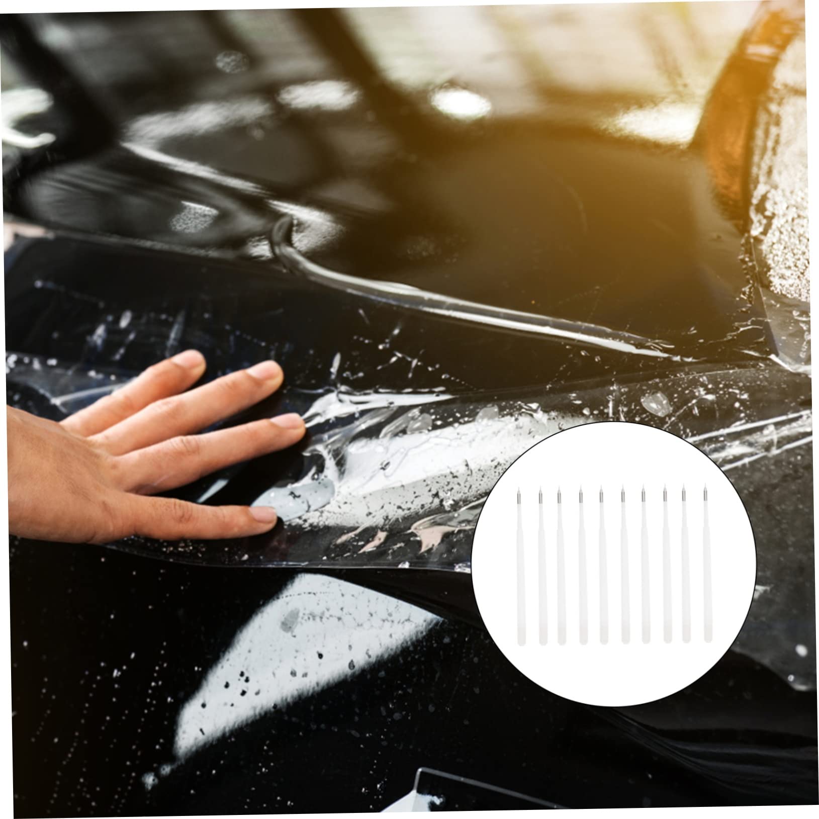 NUOBESTY 40stücke Air Release Pen Nachfüllungen Für Auto Folien Blasenentfernung Werkzeug Für Präzise Anwendung Und Installation Von Fahrzeugfolien Leicht Und Tragbar Einfach Zu