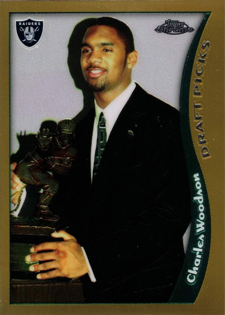 1998 Topps Chrome Football #44 Charles Woodson Rookie Card