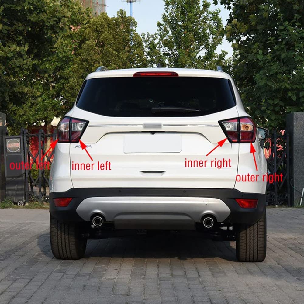 Coche Montaje De luces Traseras Para Ford Kuga 2017 2018 2019, lámpara trasera Luz Indicadora De Señal De Giro Coche Faro Trasero Accesorios, outside-left