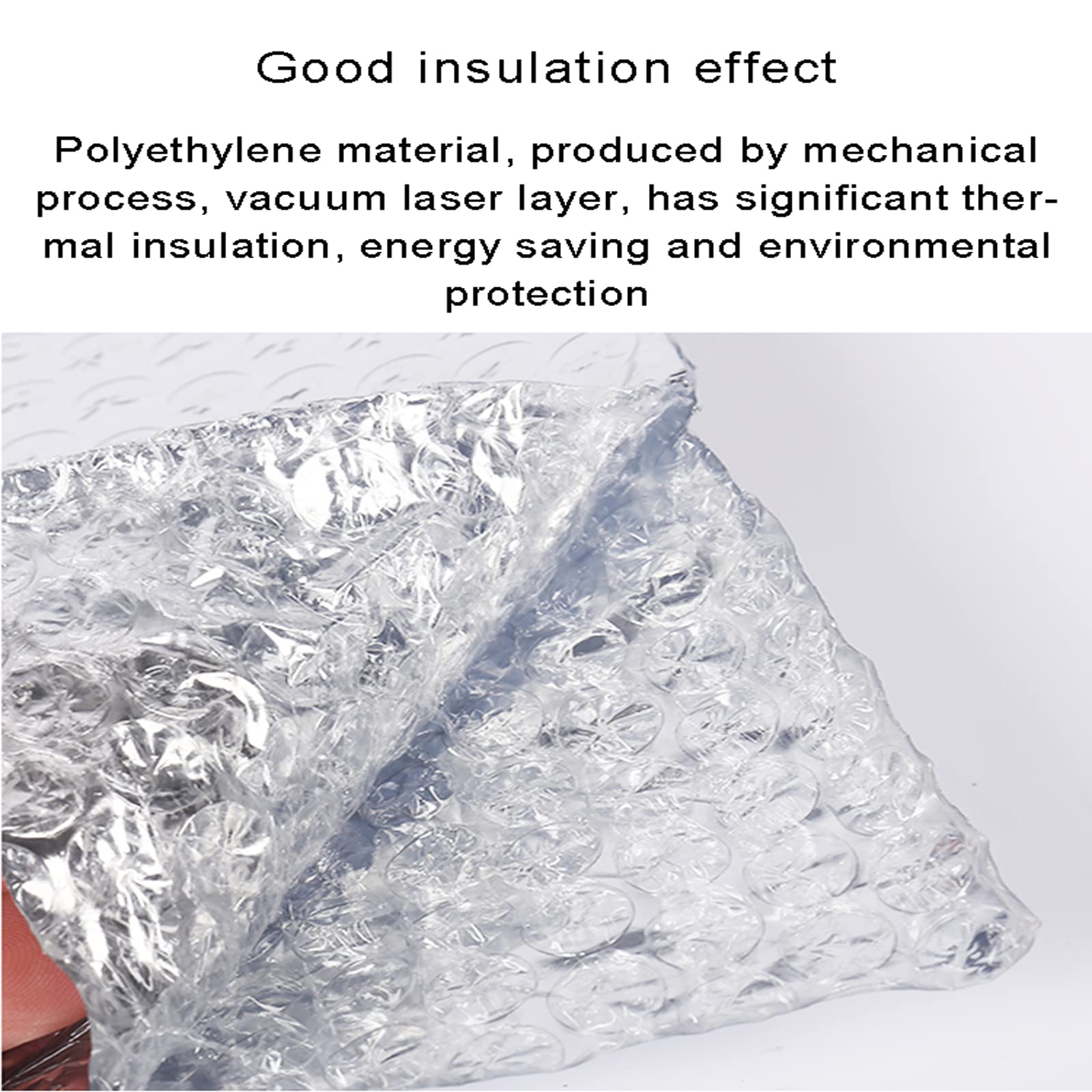 Autoadesiva Isolante Termico Pannelli Coibentati Rotolo Isolante Riflettente Pannelli Termosifoni Lamina Termoriflettente con Bolle da Adatto per Ufficio Casa Argento di Faci(Size:1 * 5m)