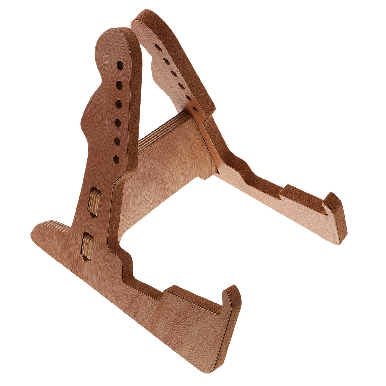 ibasenice Gitarrenständer mit Vertikalem Design Stabiler und Platzsparender Gitarrenhalter für Akustikgitarren und Ukulelen für Auftritte und Andere Veranstaltungsorte