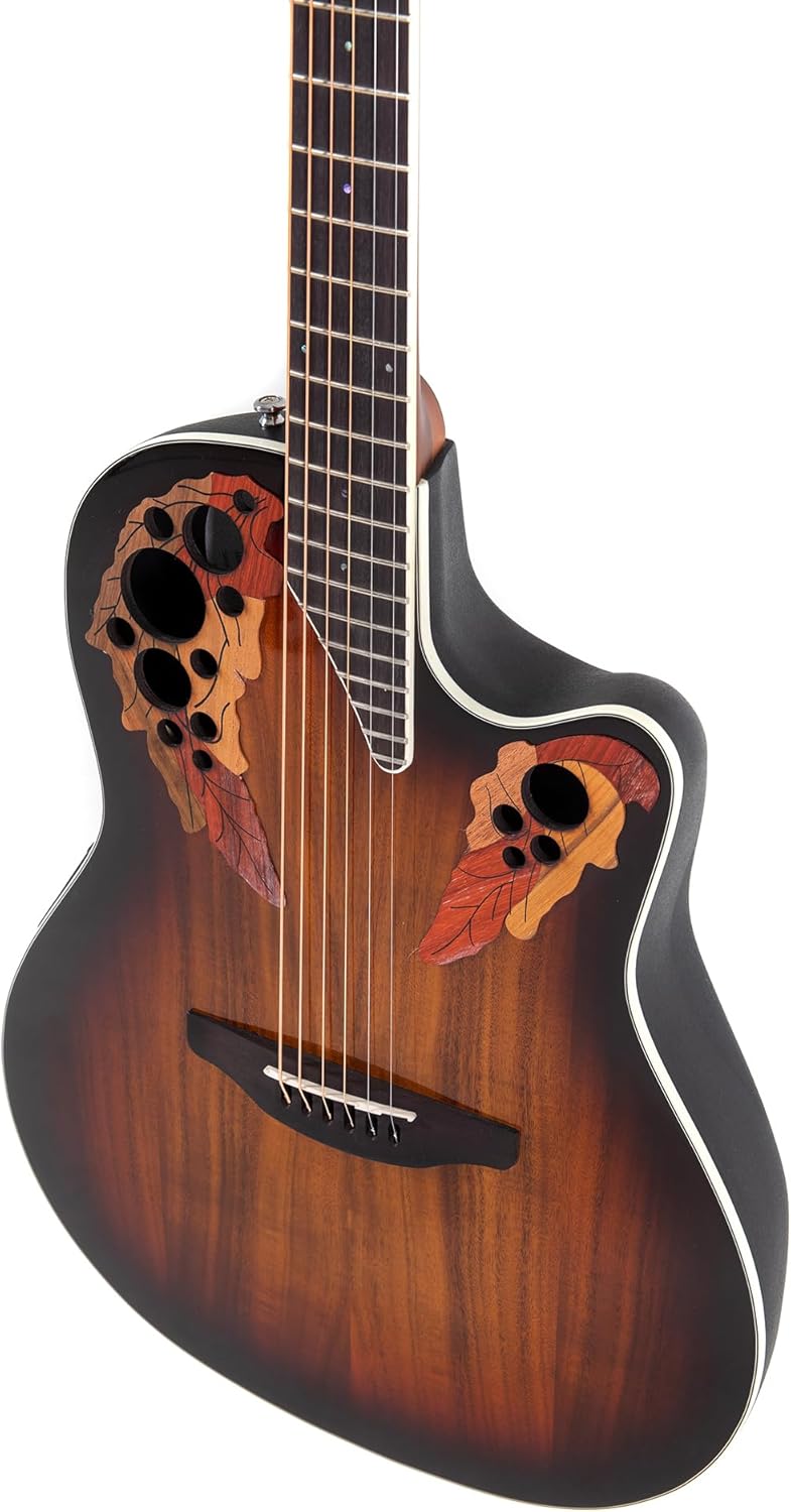 Ovation Celebrity Elite Plus CE48P-KOAB A/E Guitar - Koa Burst