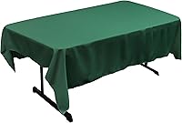 Vista 105 de LA Linen - Mantel rectangular de popelina de poliéster