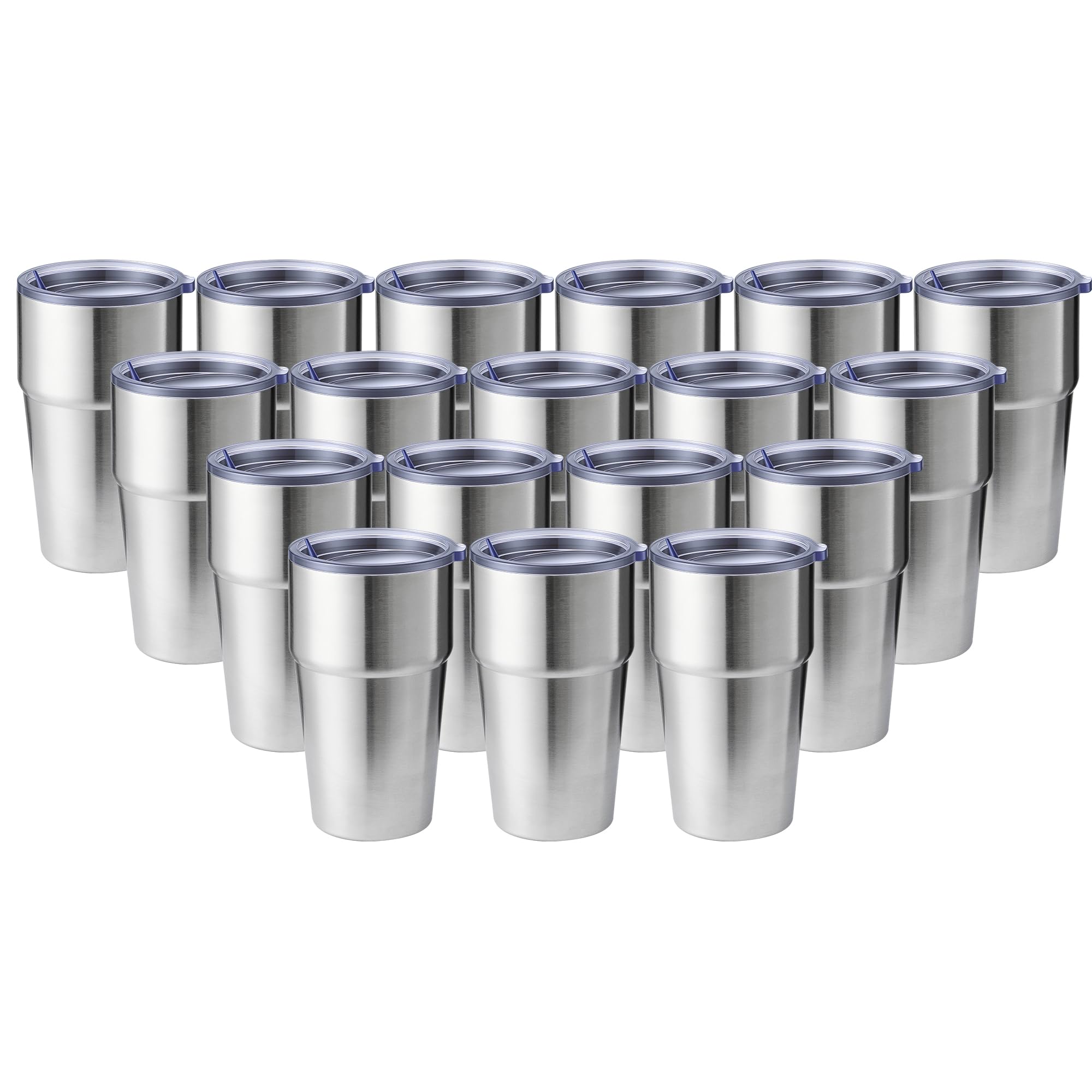 16oz Tumbler Double Wall Vacuum Insulated Travel Mug Bulk, Stainless Steel Tumblers with…
