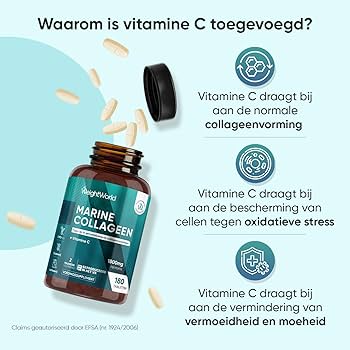 Marine Collagen Tablets - 1800mg Fish Collagen - Hydrolyzed
