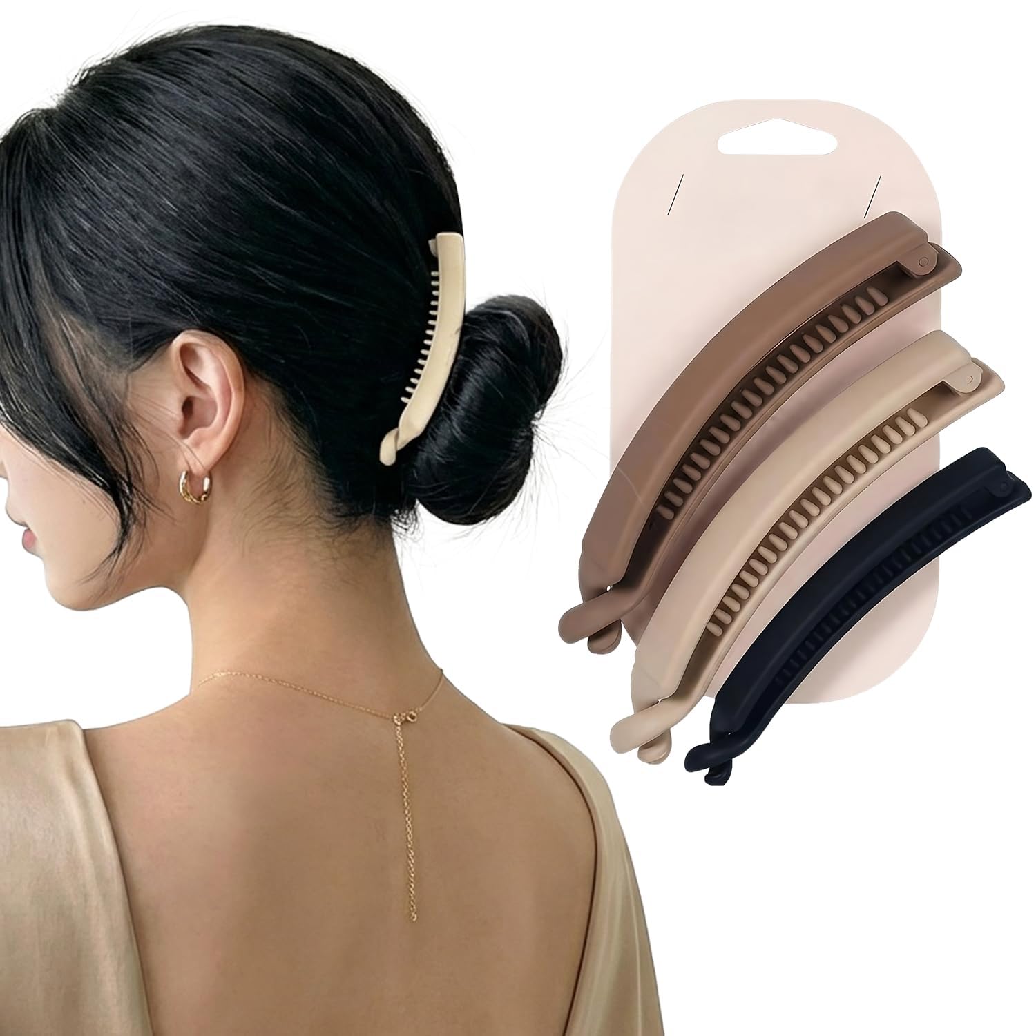 Balirava Banana Clips for Hair 3 Pack, Small Matte Banana Hair Clips for Women, Small Size Hair Clutcher for Thin Medium H... - Review, Price and Buying Guide