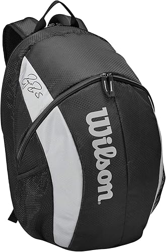 Miniatura 2 de WILSON Mochila, NegroBlanco, Capacidad para hasta 2 Raquetas