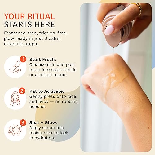 Miniatura 5 de Tónico hidratante y equilibrante de 1.0 fl oz, suero similar al gel, hidrata y prepara la piel